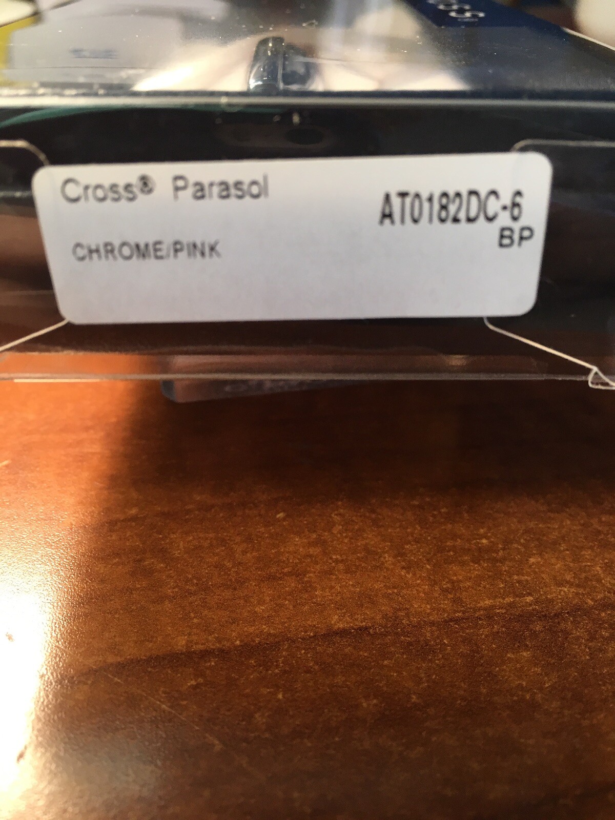 Cross Parasol Chrome and Pink Twist Ballpoint Pen