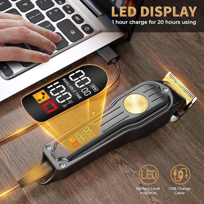 Professional Hair Clippers for Men, Professional Barber Clippers and Trimmer