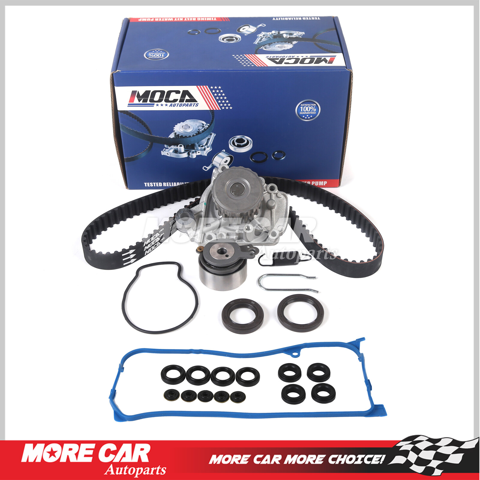 Fit 2001-2005 Honda Civic 1.7L TCK312 D17A1 D17A2 Timing Belt Kit w/ Water Pump