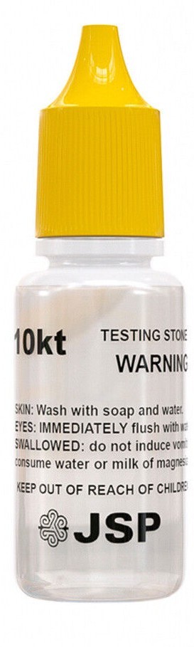 JSP Gold Silver Jewelry Testing Acid 10K 14K 18K 22K 24K PLATINUM TEST STONE KIT