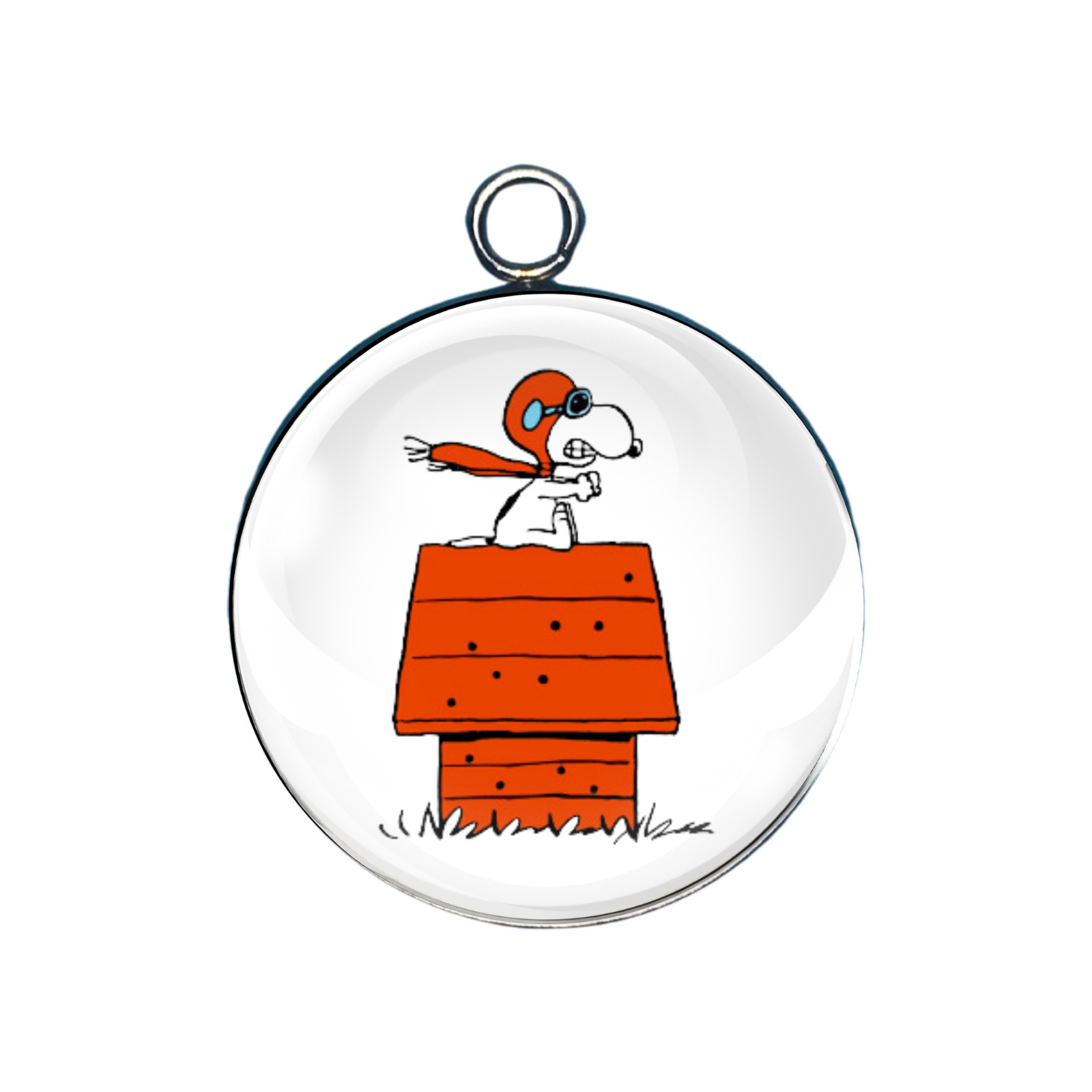 Snoopy Glass Cabochon Charms