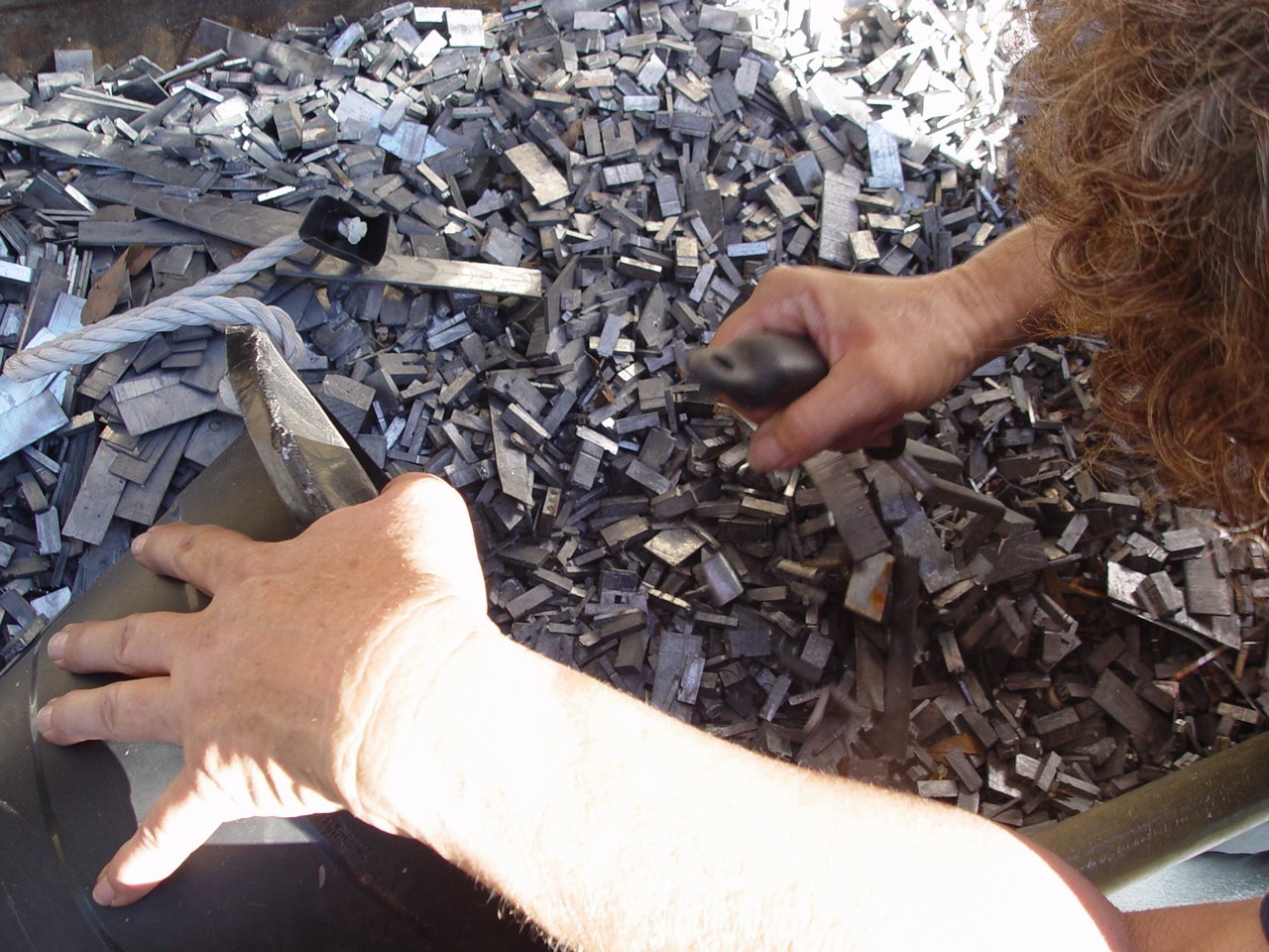 30 Lbs Linotype bars super clean. Bullet casting, industrial use. Hand smelted!
