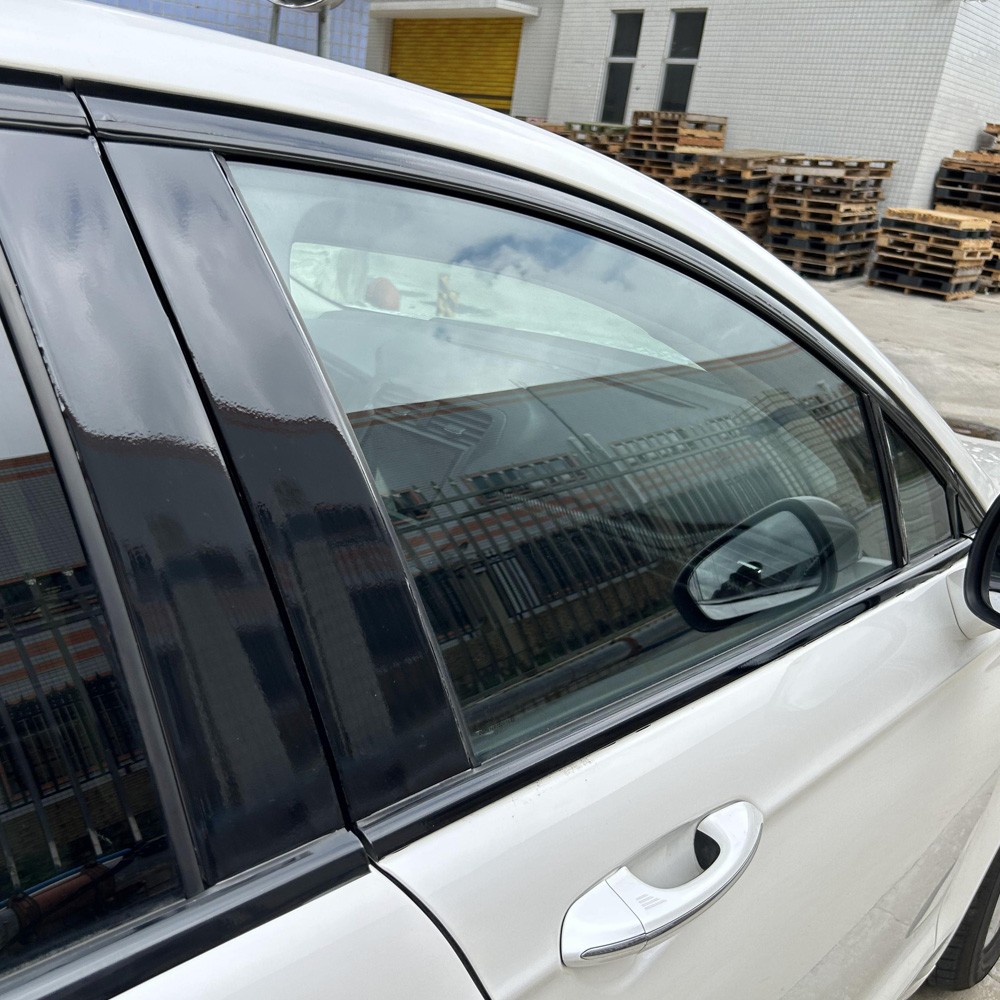 Glossy Black Chrome Delete Window Trims For Ford Fusion 2013-2020 Sedan