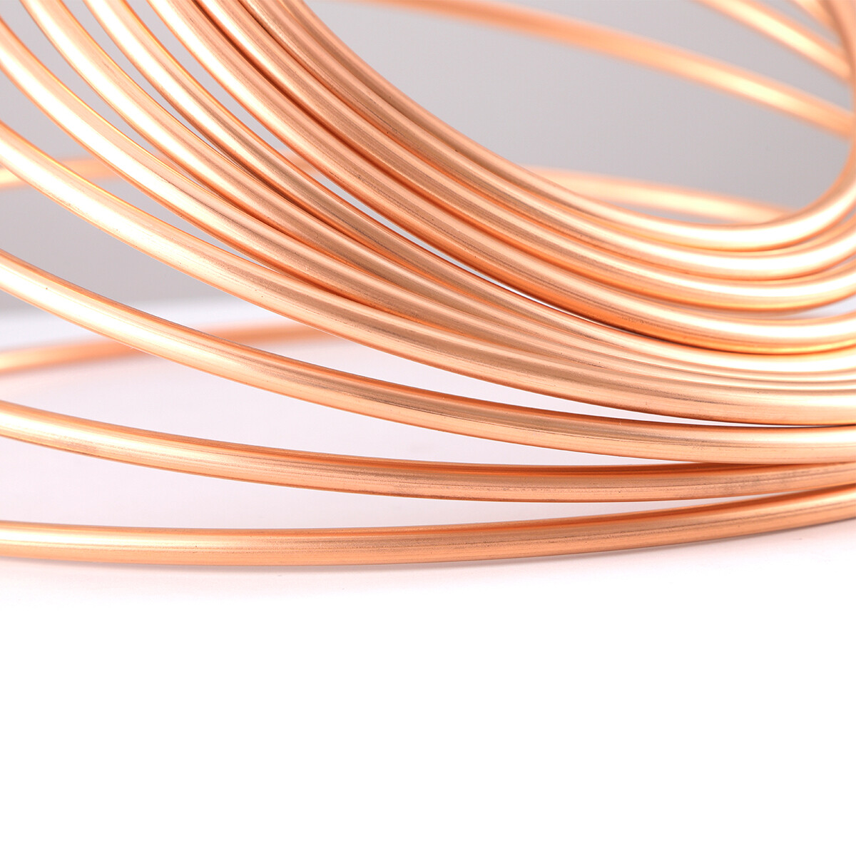 Brake Line Tubing Kit Copper Nickel 25 Ft Coil Roll 1/4'' OD with 16 Fittings