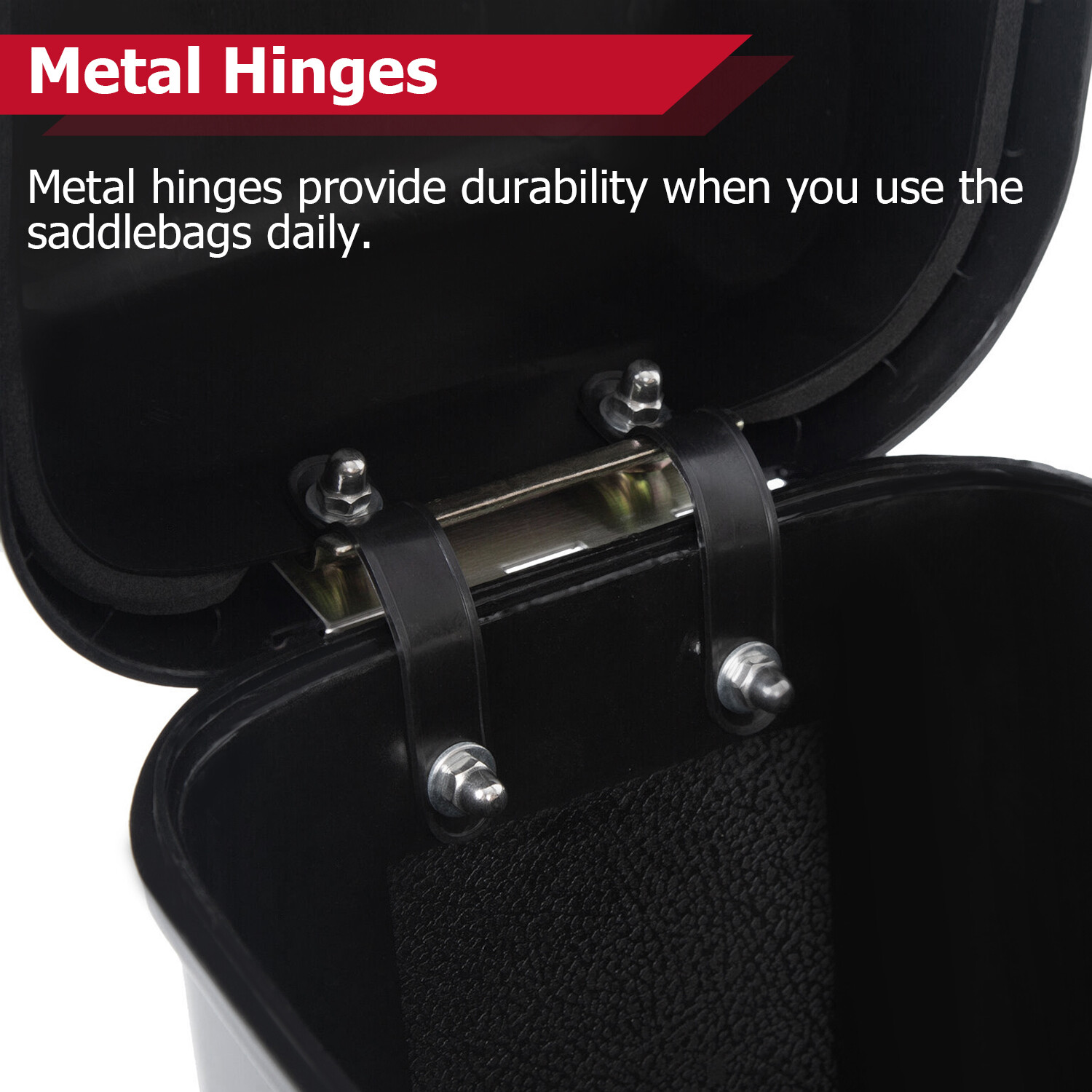 Motorcycle Hard Saddle Bags Trunk Luggage For Harley Honda Suzuki Yamaha Cruiser