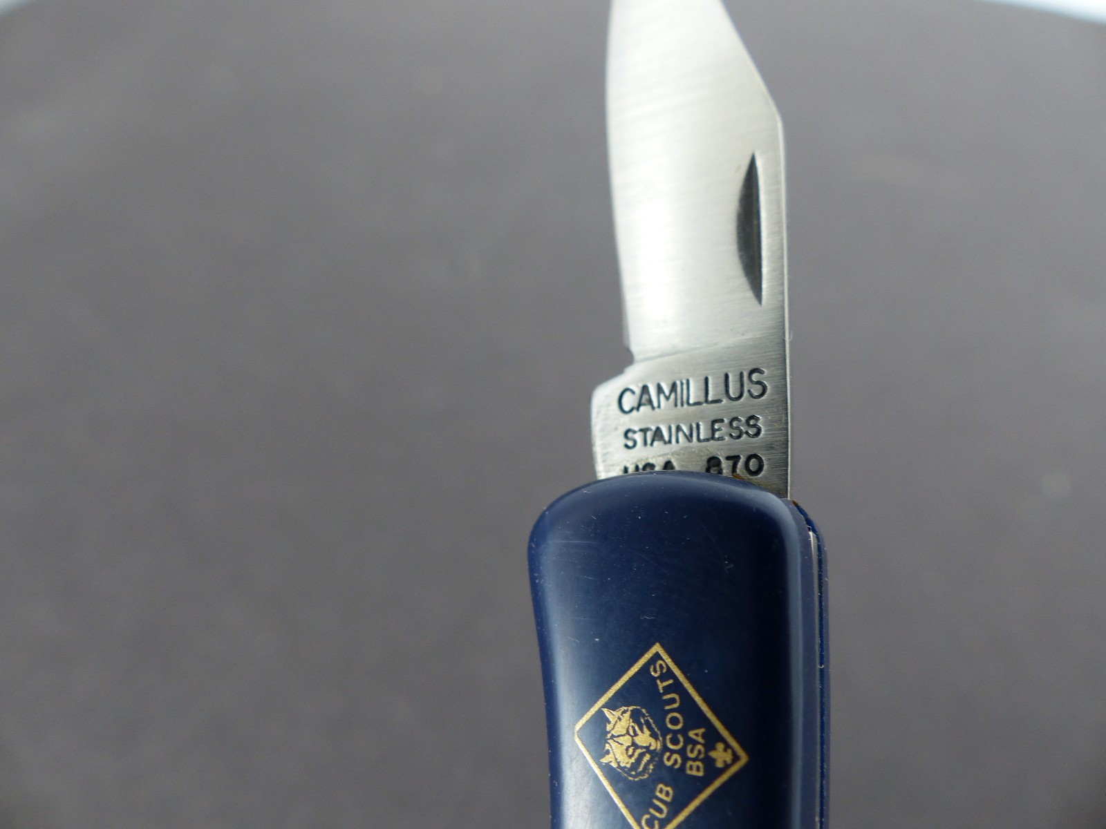 CAMILLUS 870 Checkmate Official Cub Scout MINI Lockback Knife - NOS 1898