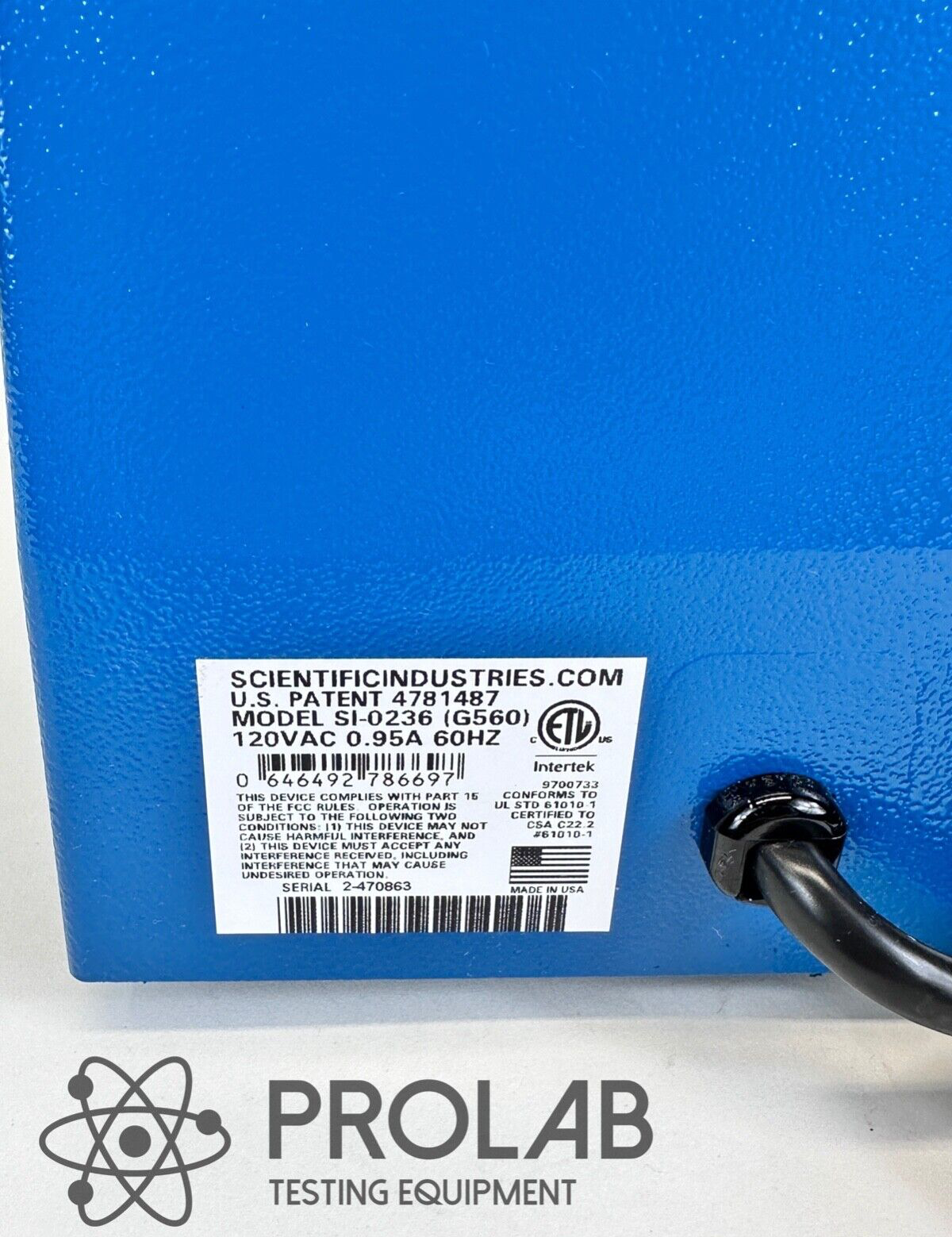 Scientific Industries Vortex Genie 2 Excellent Condition SI-0236 G560