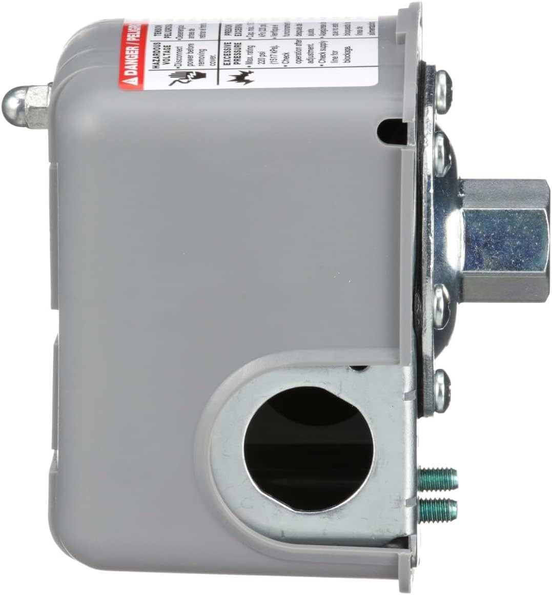 Telemecanique Sensors FSG2J24CP 40-60 PSI Pumptrol Water Pressure Switch, Grey