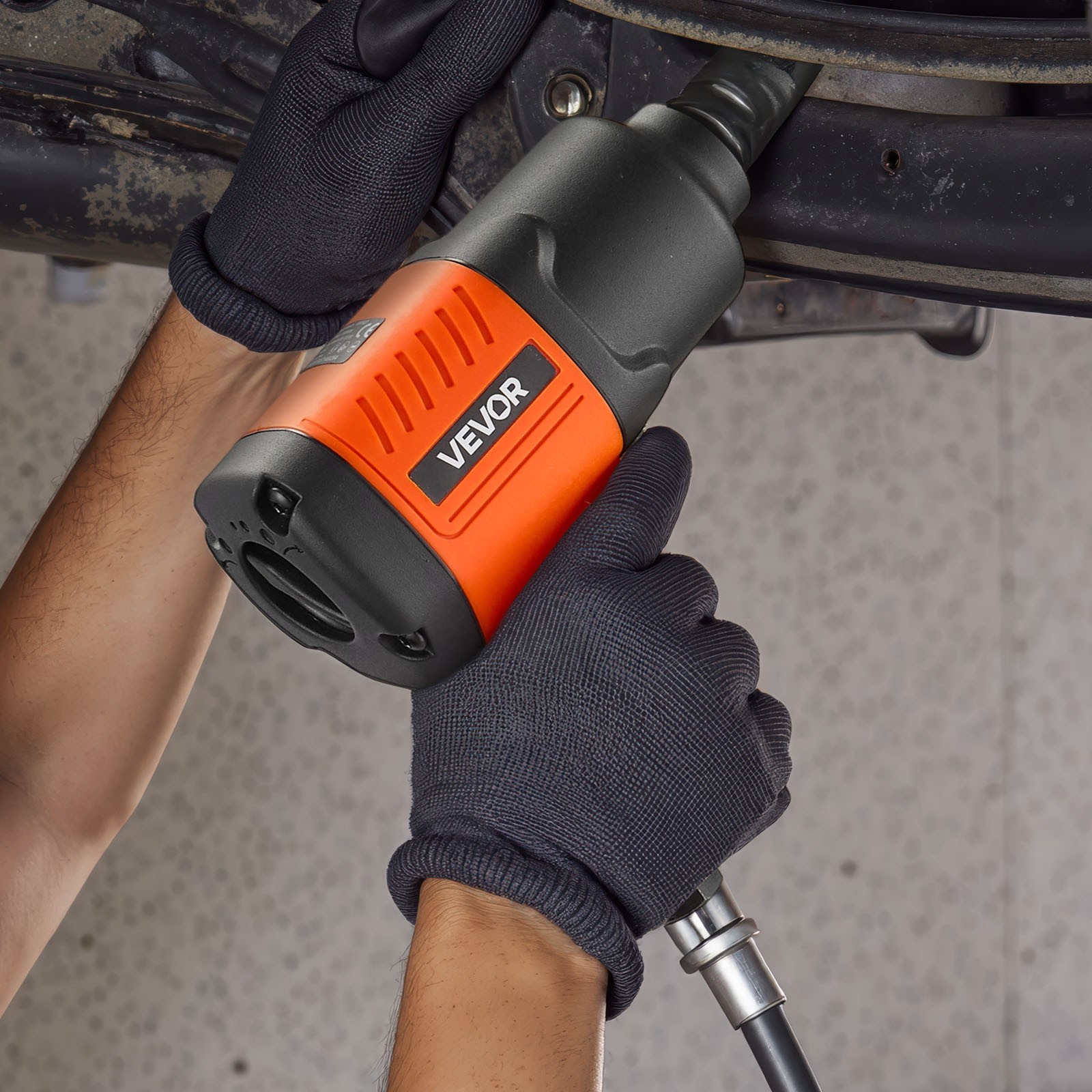 VEVOR Air Impact Wrench 1/2" Drive Pneumatic Impact Gun Up to 1100ft-lbs 4-Speed