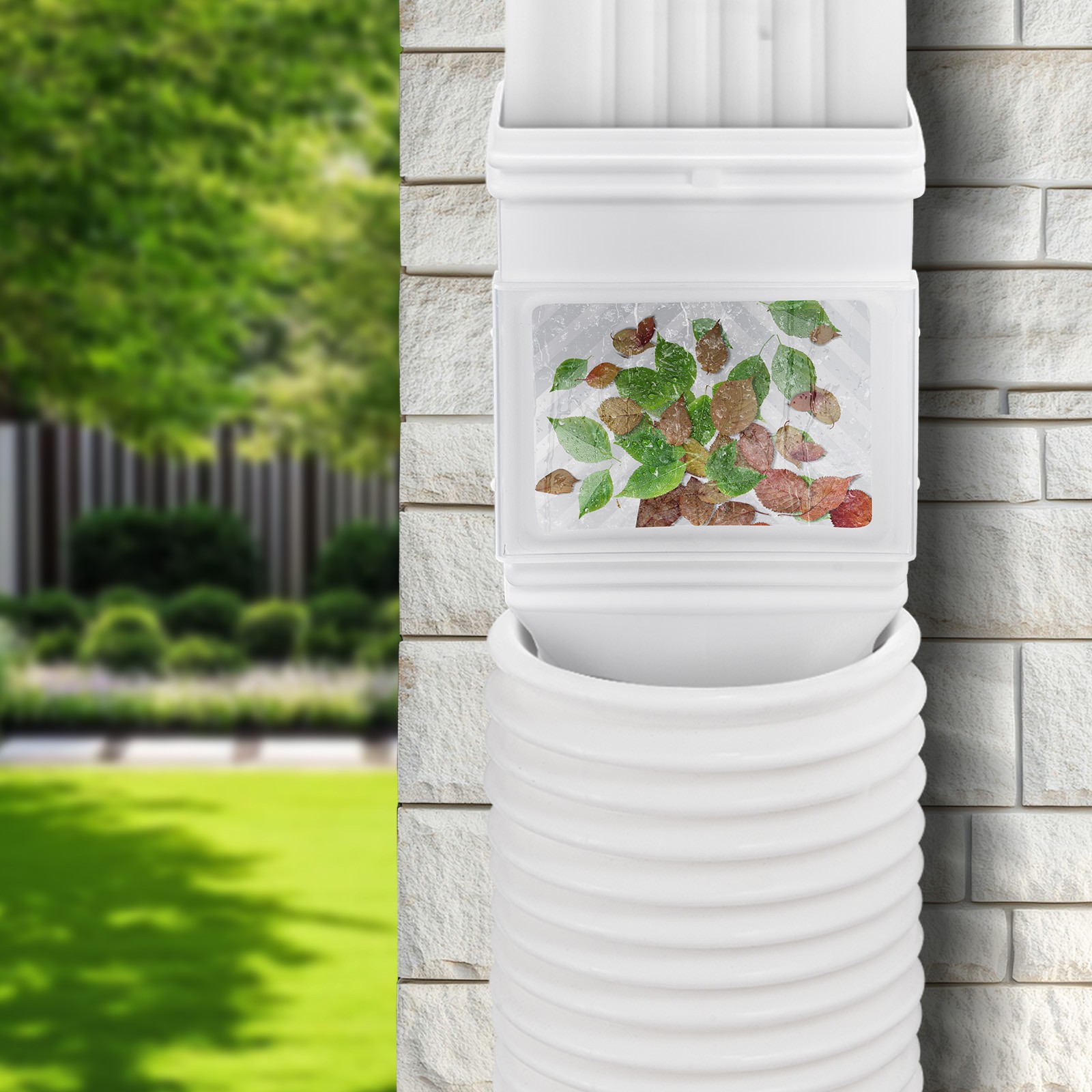 VEVOR Downspout Diverter Rainwater Collection Kit for 2x3 3x4