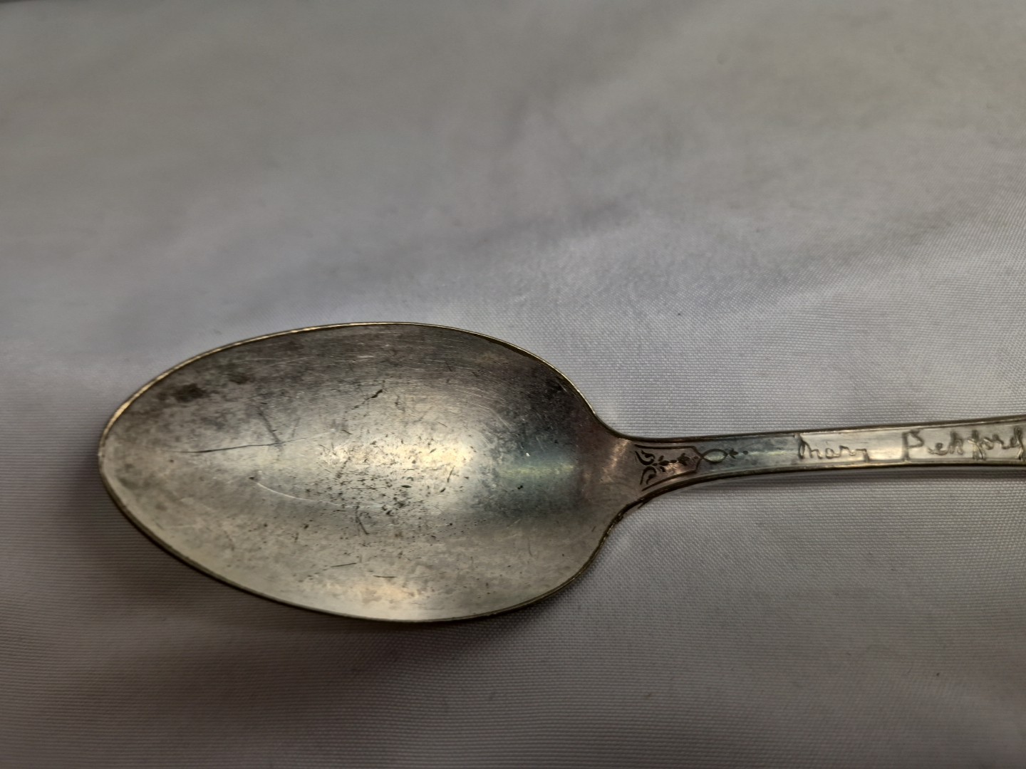 ANTIQUE Vintage Souvenir Spoon 6" ONEIDA COMMUNITY - MARY PICKFORD PAR PLATE