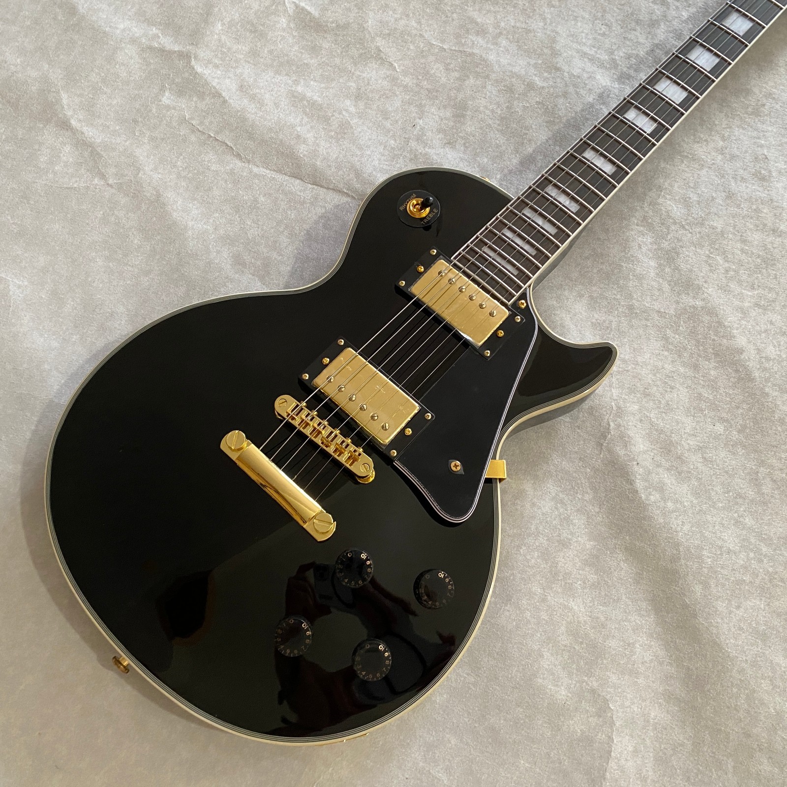 Les Paul Custom Black Beauty electric guitar solid mahogany body Real Photo