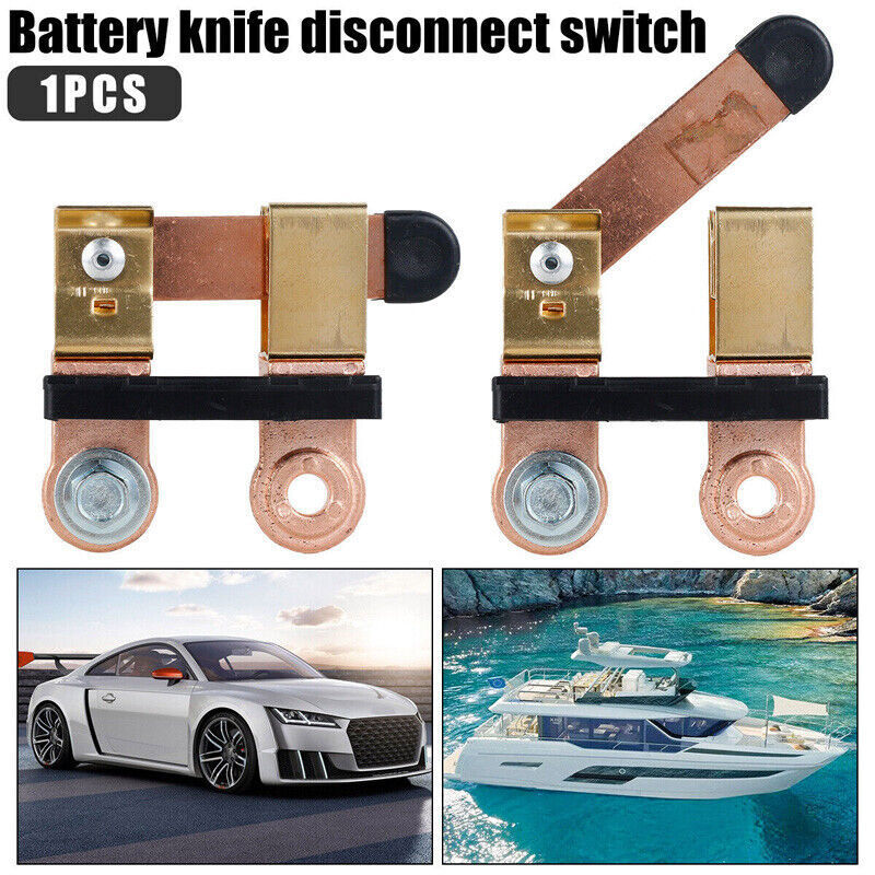 Auto Battery Disconnect Switch Blade Side Post Terminal Car Shut Cut Off Vehicle