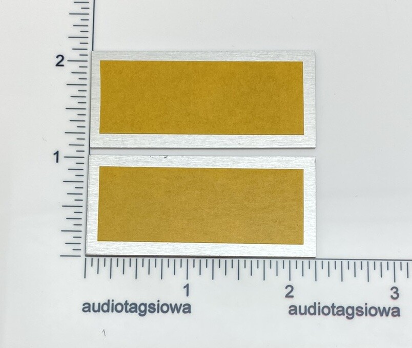 KLH Speaker Grill Badge Pair Emblem Custom Made Thick Aluminum