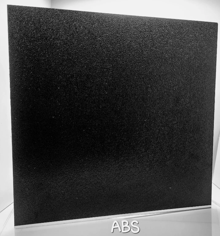 BLACK ABS PLASTIC SHEET 1/8" X 24" X 24" VACUUM FORMING RC HOBBY CAR STEREO