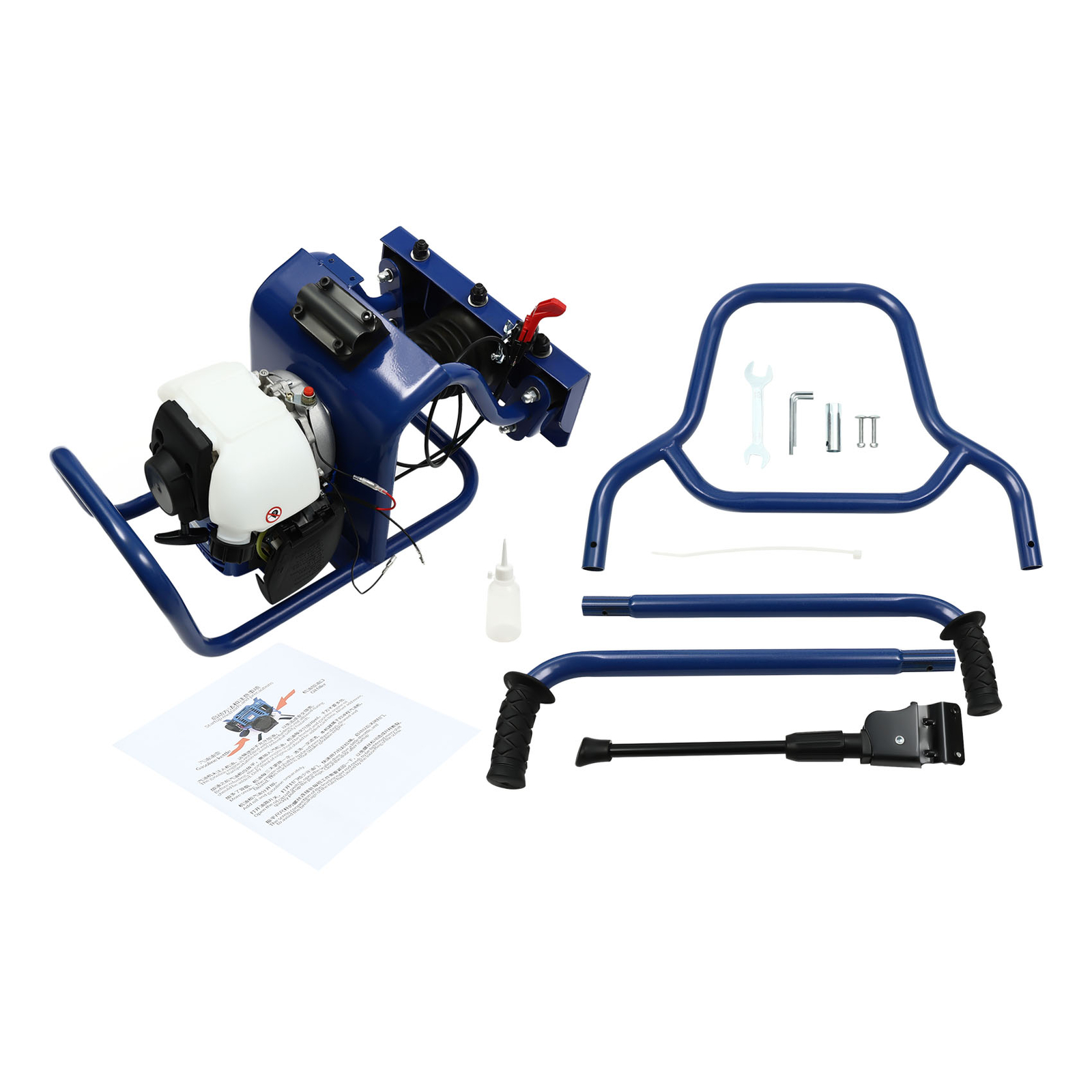 NEW! Gas Power Concrete 4-Stroke Surface Vibratory Leveling Screed Tamper