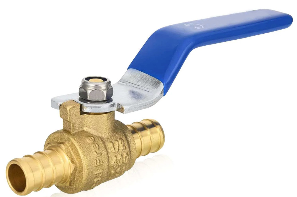 1/2" Pex-B Pipe 2x50ft Rolls (Red+Blue) Clamp Fittings Crimper Plumbing Kit