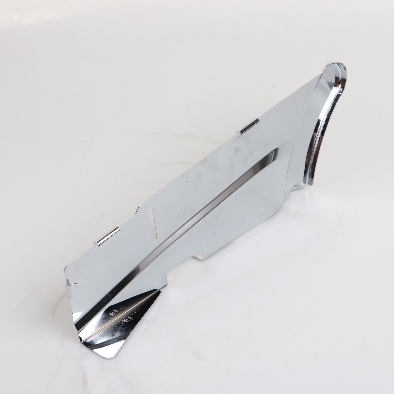 Chrome Lower Belt Guard Cover Fit For Harley Dyna Wide Super Glide EFI FXDI FXDC