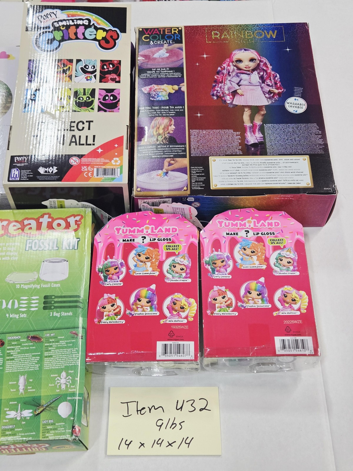 Kids Toy Bundle Crayola Critter Creator Rainbow High Doll Yummiland Lot New