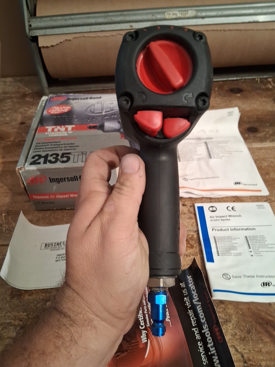 Ingersoll Rand 2135Ti 1/2” Drive Titanium Impact Gun LIGHT USE