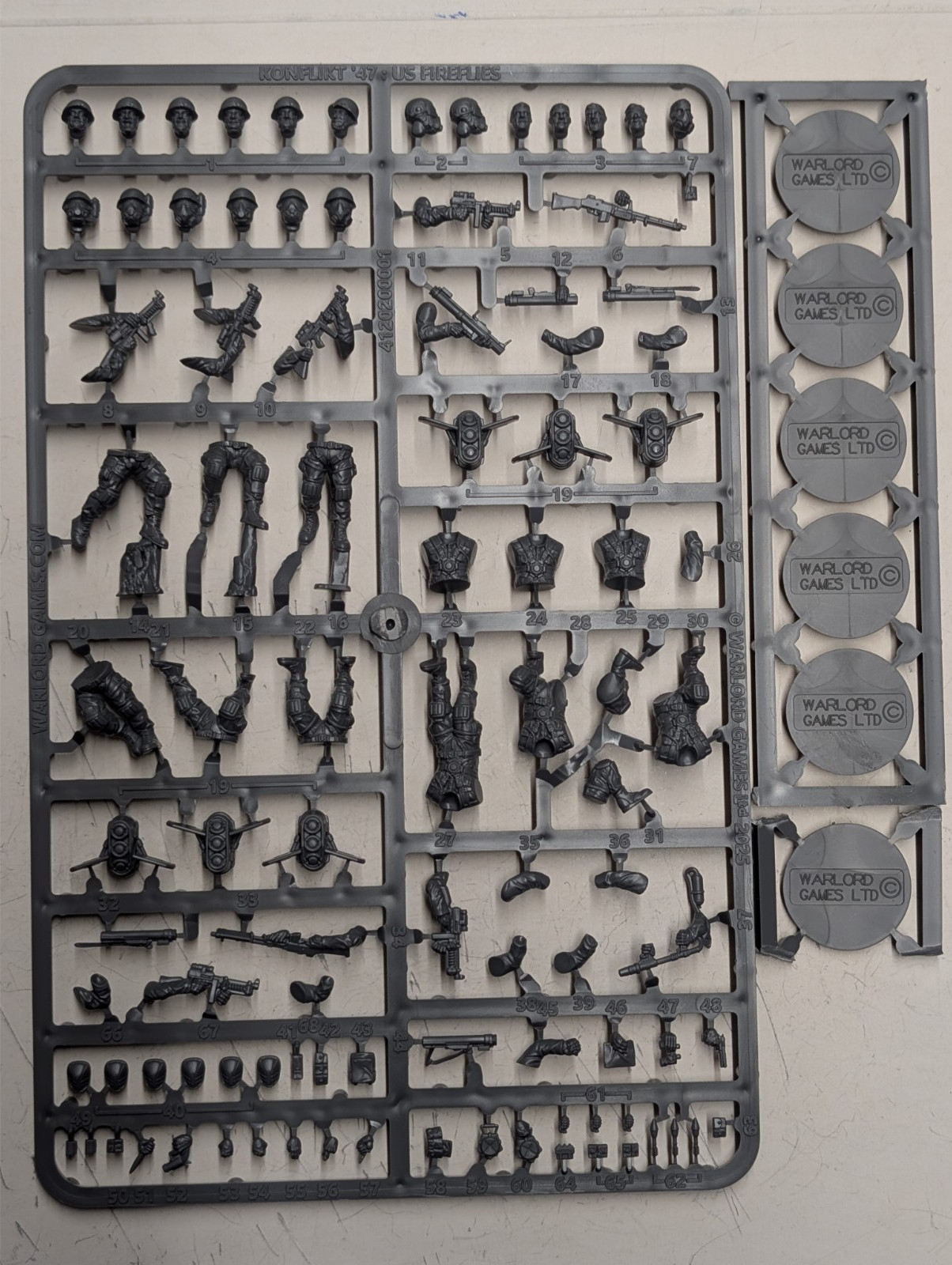 Firefly Airborne Infantry Sprue, Konflikt 47, Warlord Games