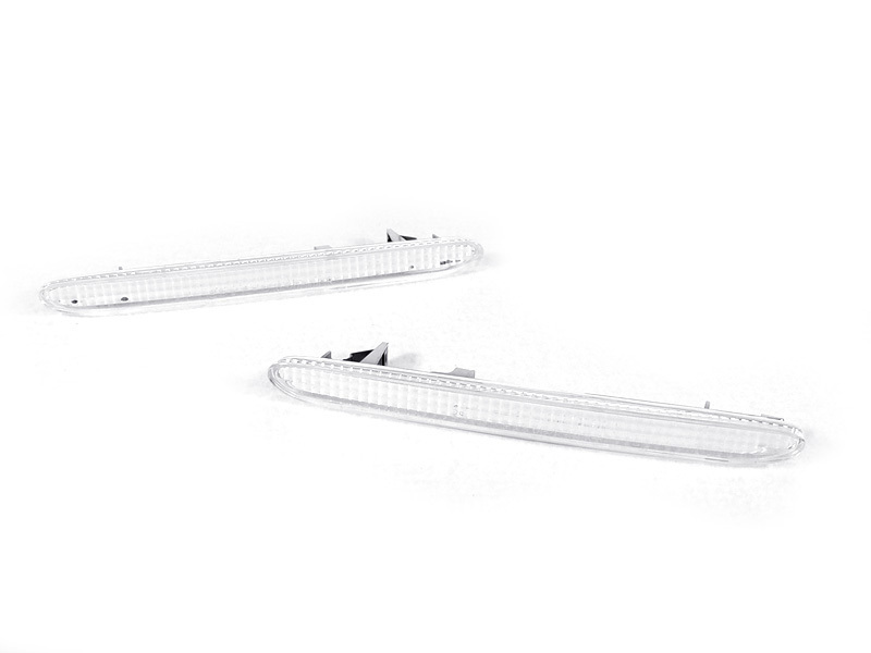 JDM CLEAR Rear Bumper Reflector For 04-08 Acura TSX / Honda Euro Accord CL7