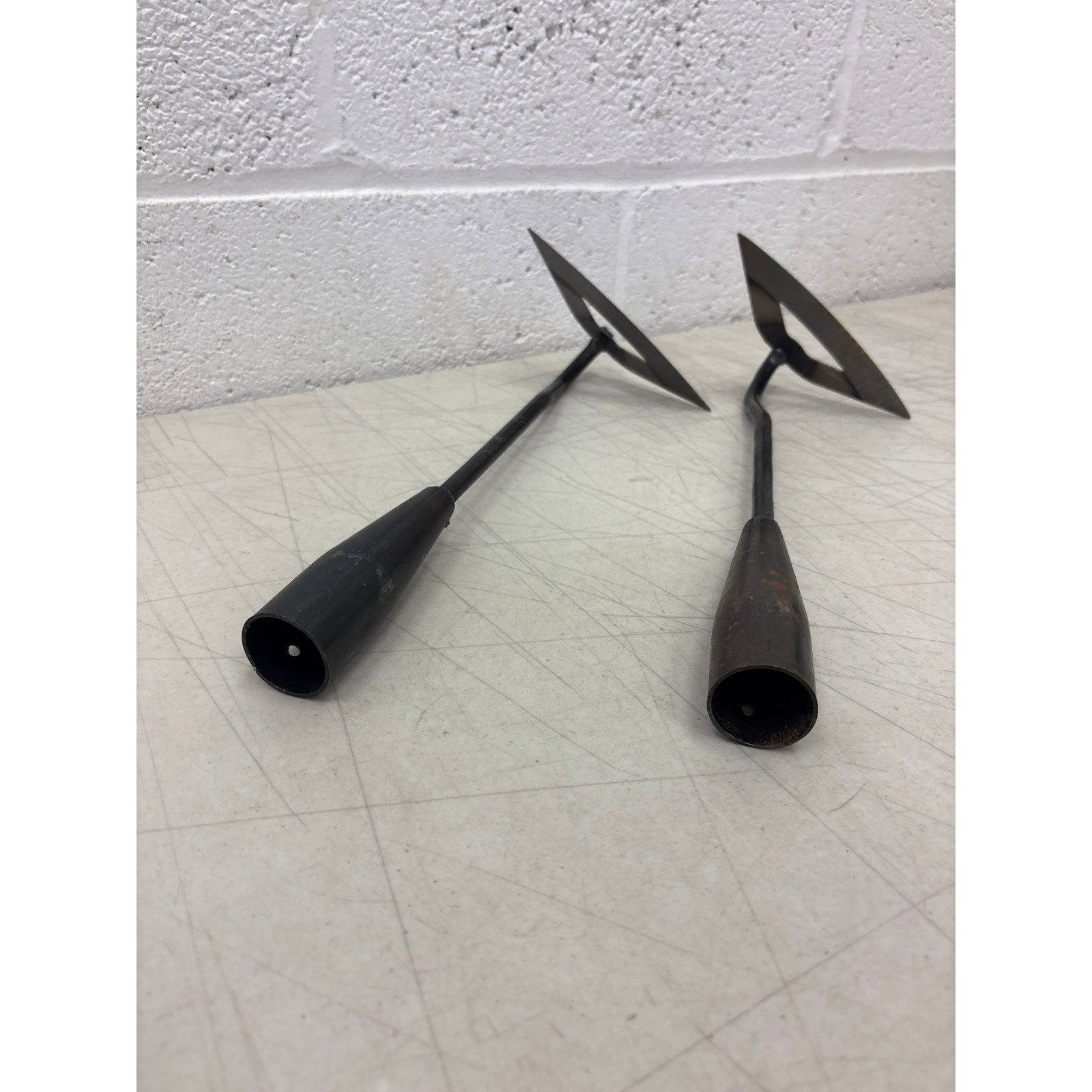 LOT-OF-2 Garden Hoe All-Steel Hardened Hollow Hoe Weeding, Garden Edger Weeder