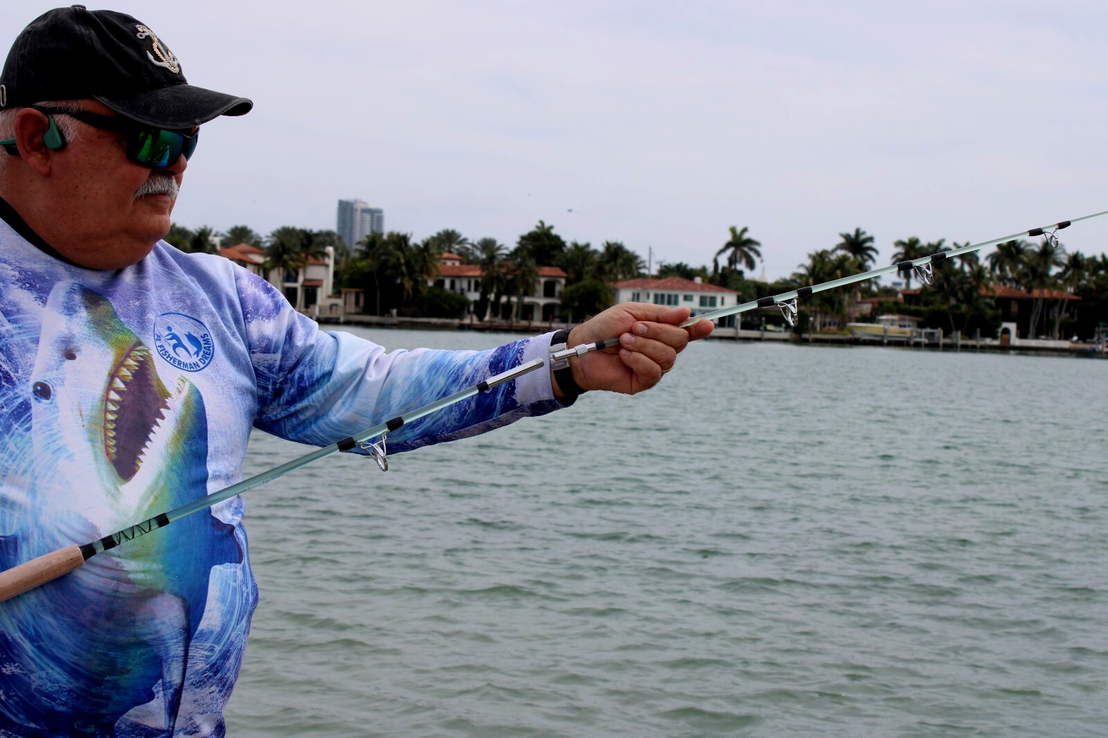 Spinning Rod - LARGO STICK I 7ft 1 Section 7 guides -Hook holder - Not Ugly