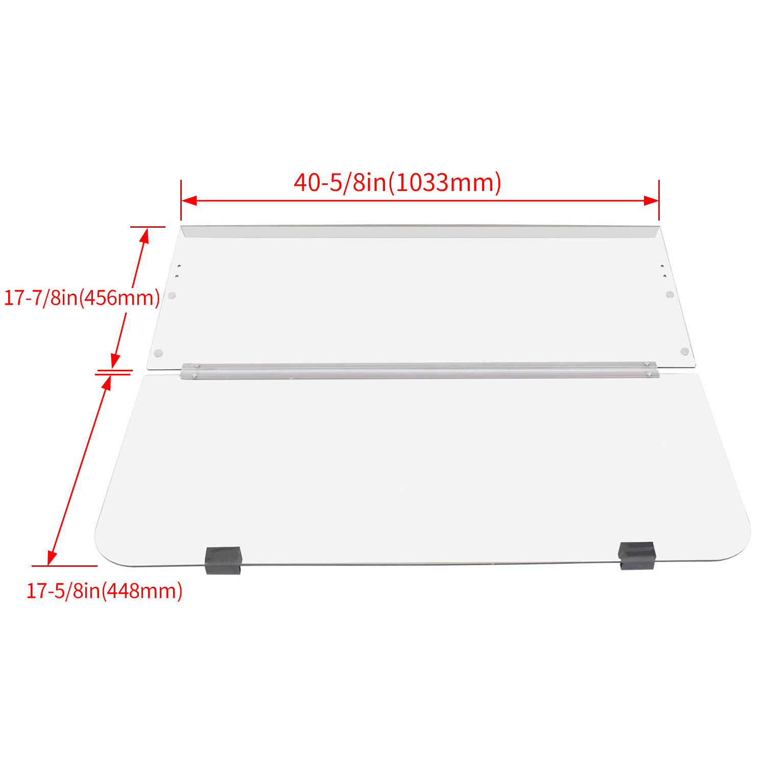 For Yamaha G14 G16 G19 Clear PC Windshield Folding 1995-2003 Golf Cart Part