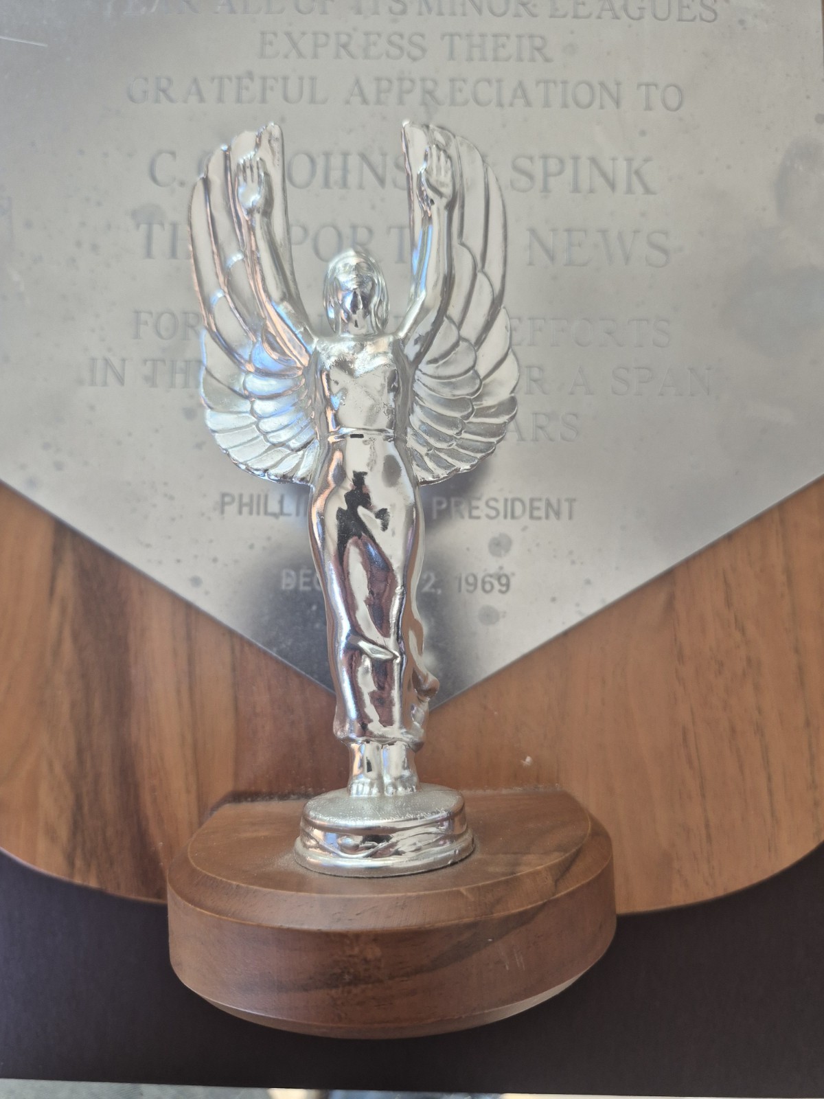 Charles C.C. Spink 100th Anniversary Minor League Baseball 1969 Award