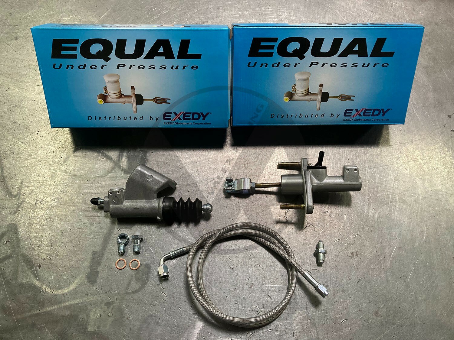 Budget EM2 Clutch Master Cylinder Kit & Stainless line for 02-06 Acura RSX (all)