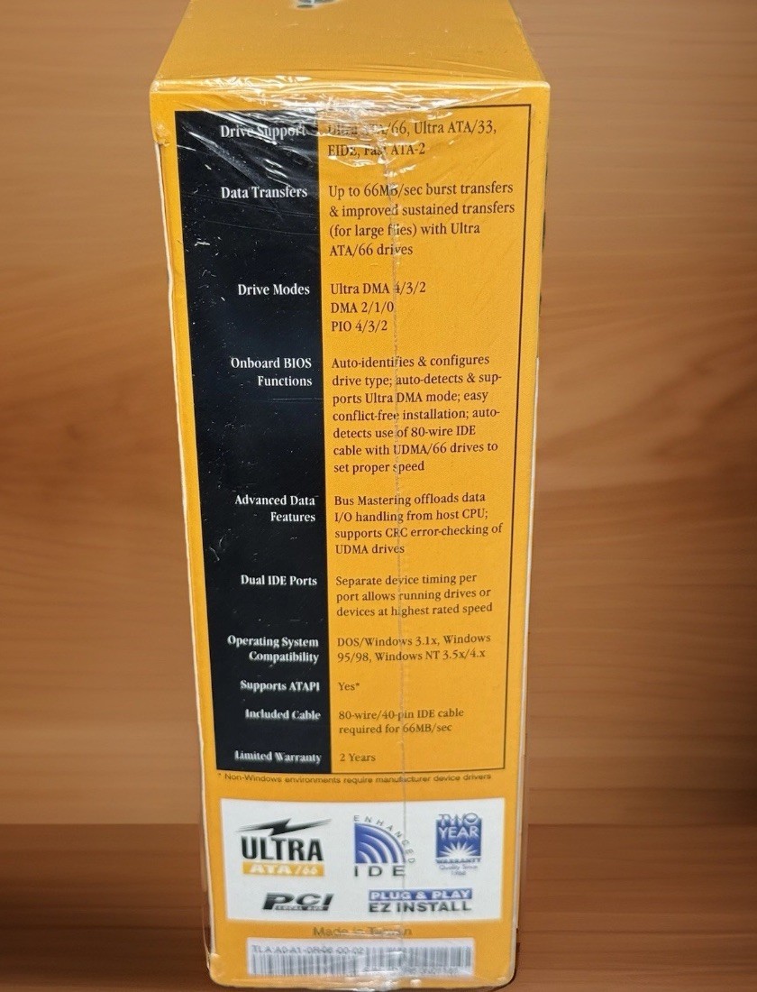 Promise Technology Ultra66 Ultra ATA/66 PCI Controller Card - New