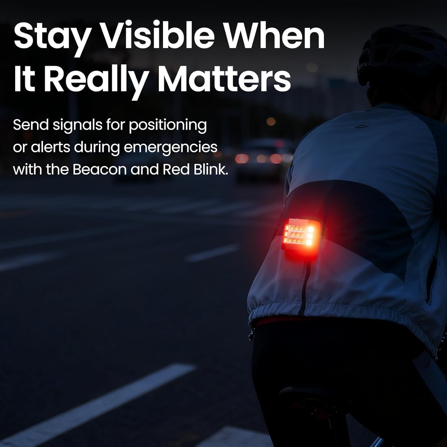 Running Lights for Runners, Clip on Flashlight, Rechargeable LED Safety Light fo