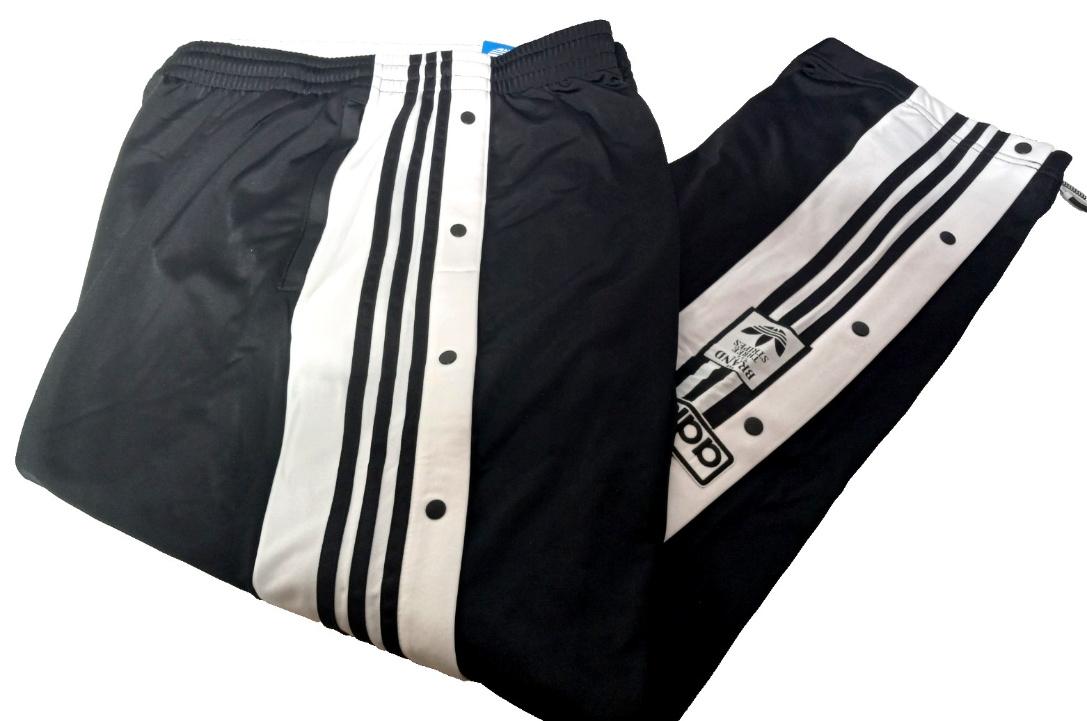 Adidas Originals Adibreak Snap Breakaway Track Pants Black  Stripe Mens Large