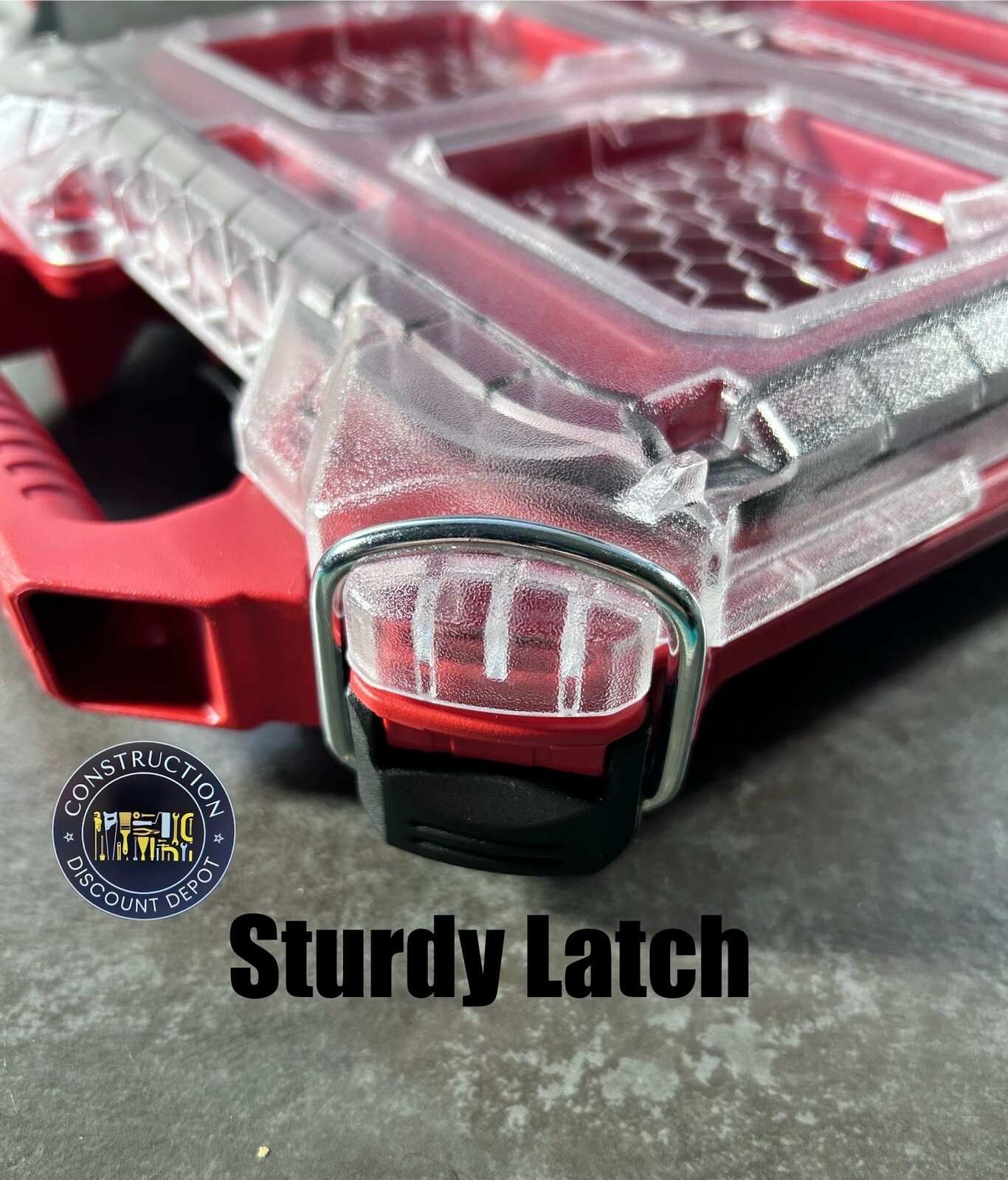 Milwaukee PACKOUT Low-Profile Compact Organizer With SAE Ratchet And Socket Tray