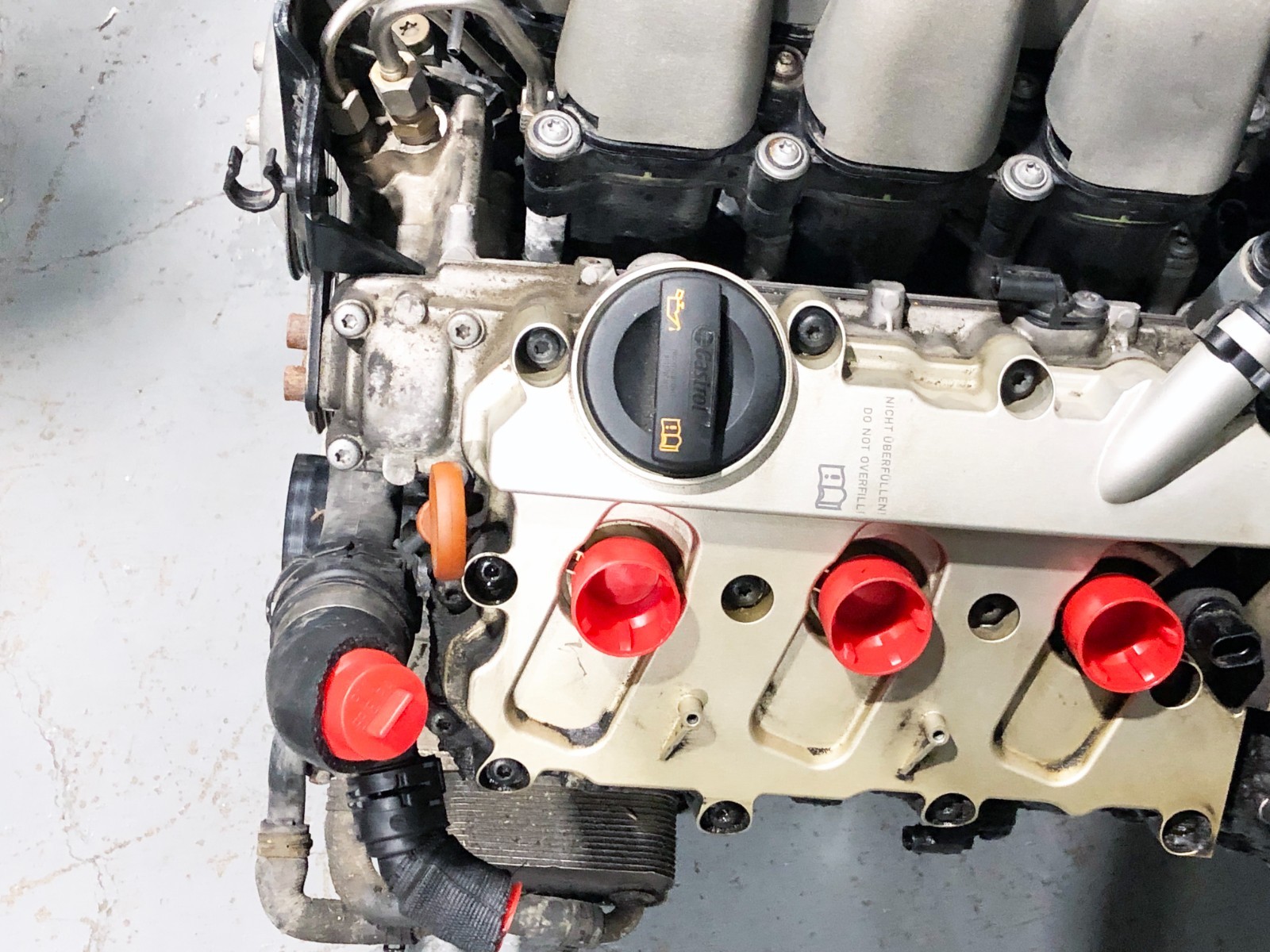 07-08 Audi A4 A6 C6 B7 BKH Engine Longblock 3.2 FSI V6 137K MILES COMPRS TESTED