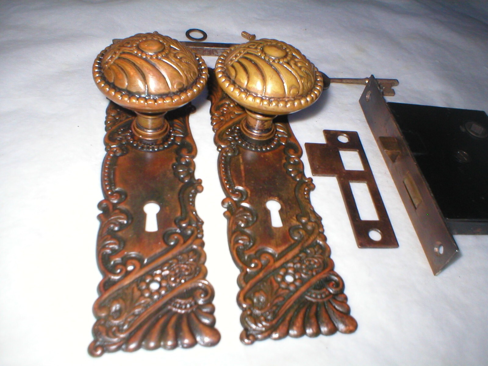 Antique Victorian Era Door Hardware