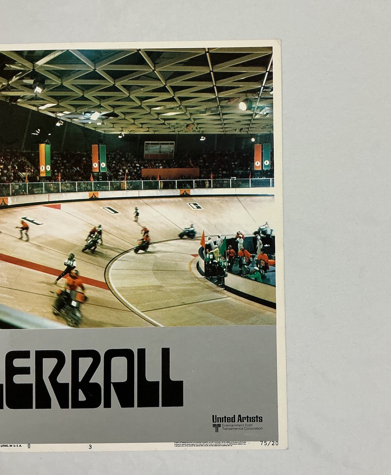 1975 Rollerball Original 11x14” Lobby Card James Caan John Beck