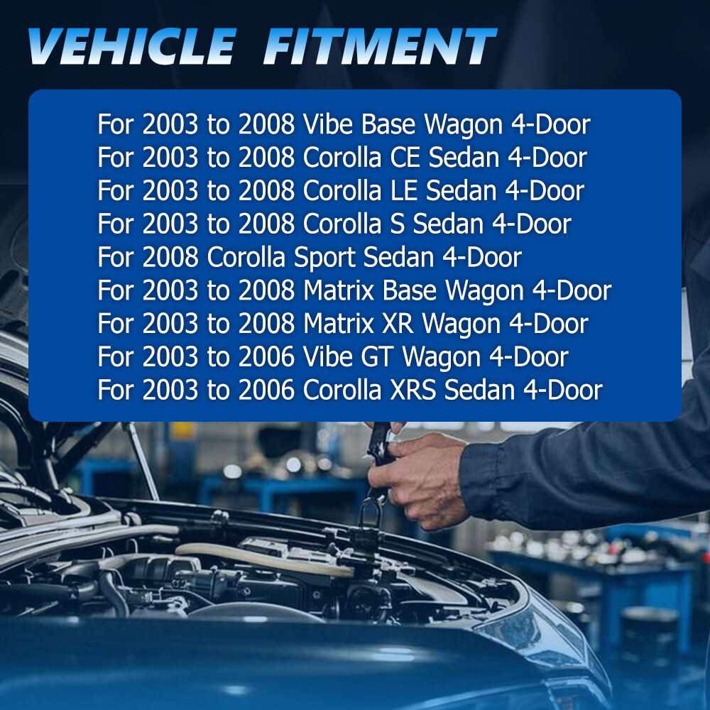 4PCS Engine & Trans Mount For 2003-2008 Toyota Corolla Matrix Pontiac Vibe 1.8L