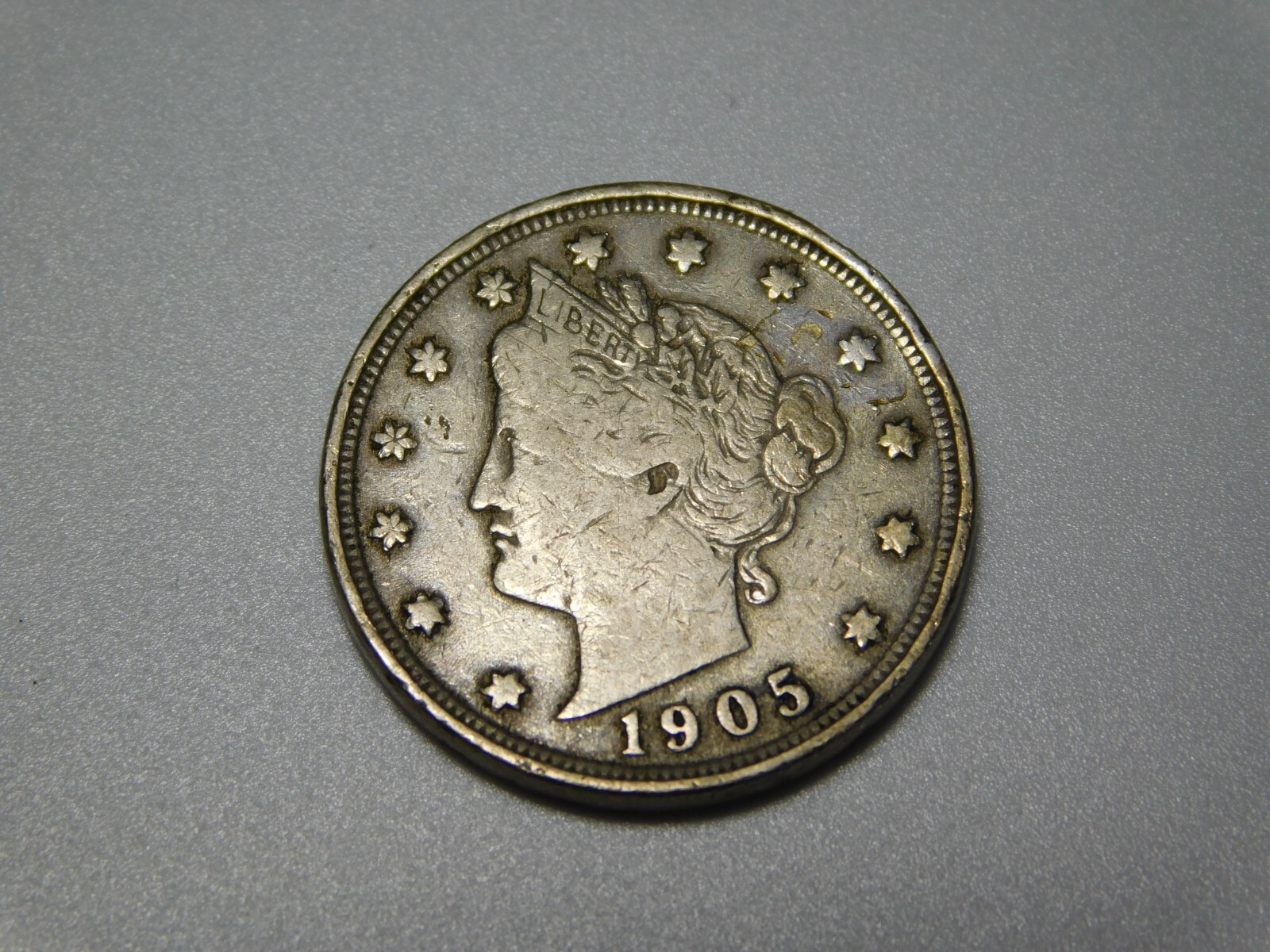 US COIN 1905  LIBERTY HEAD V NICKEL