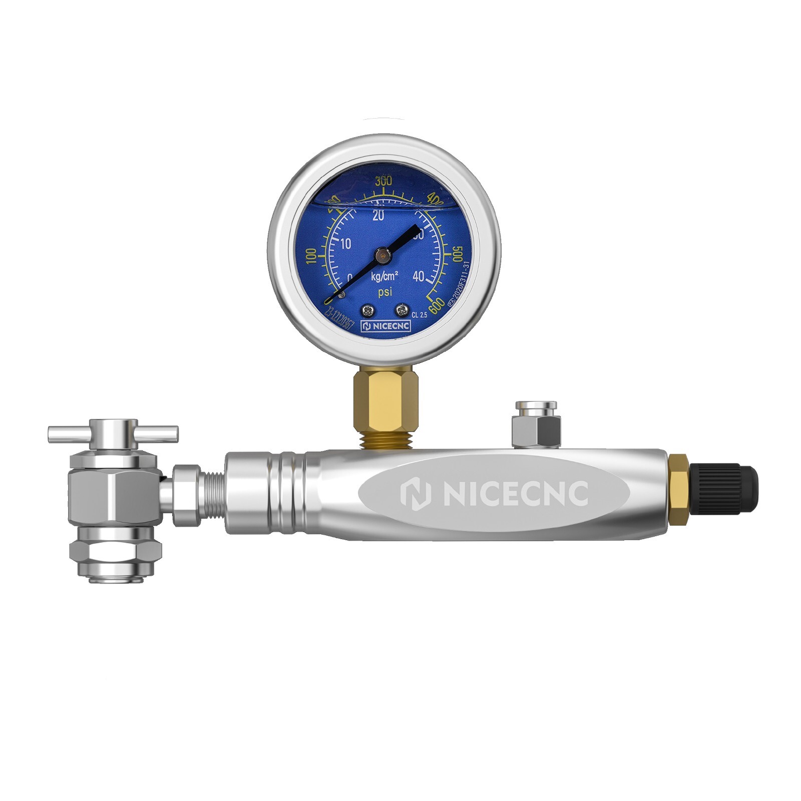 Universal Nitrogen Filling Tool Nitrogen Regulator Kit 600 PSI No Loss Chuck