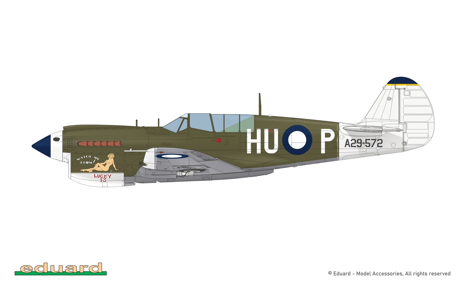 Eduard 1/48 P-40N Warhawk Royal Class Dual Combo R0025