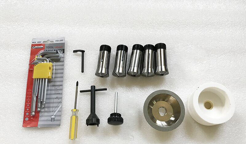 Enhanced 5C Universal Cutter Grinder Machine W/5 Collet 5200RPM Speed Sharpen