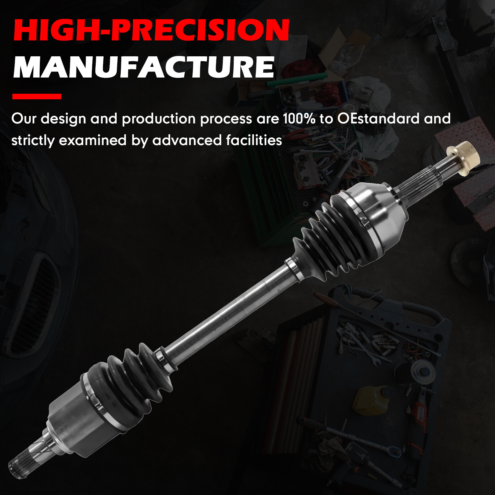 2 Front CV Axle Shaft Assemblies SurTrack Set for Nissan Altima Rogue FWD w/ A/T