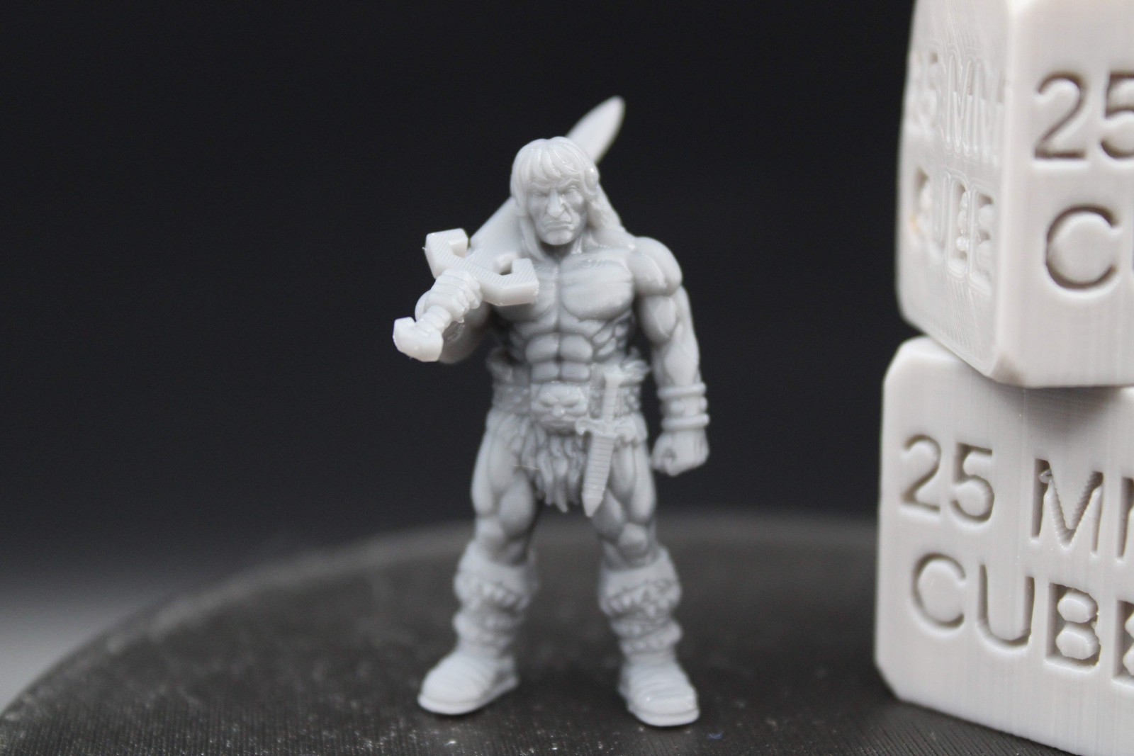 Barbarian Great Sword 6of6 32mm Miniature Dnd Oldhammer HQuest