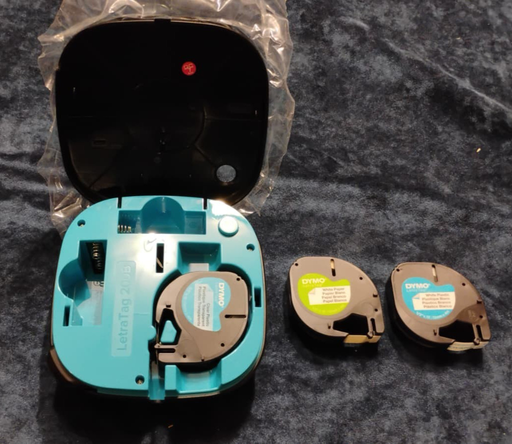 DYMO Letratag 200B Portable Label Maker With Bluetooth Smartphone labeling