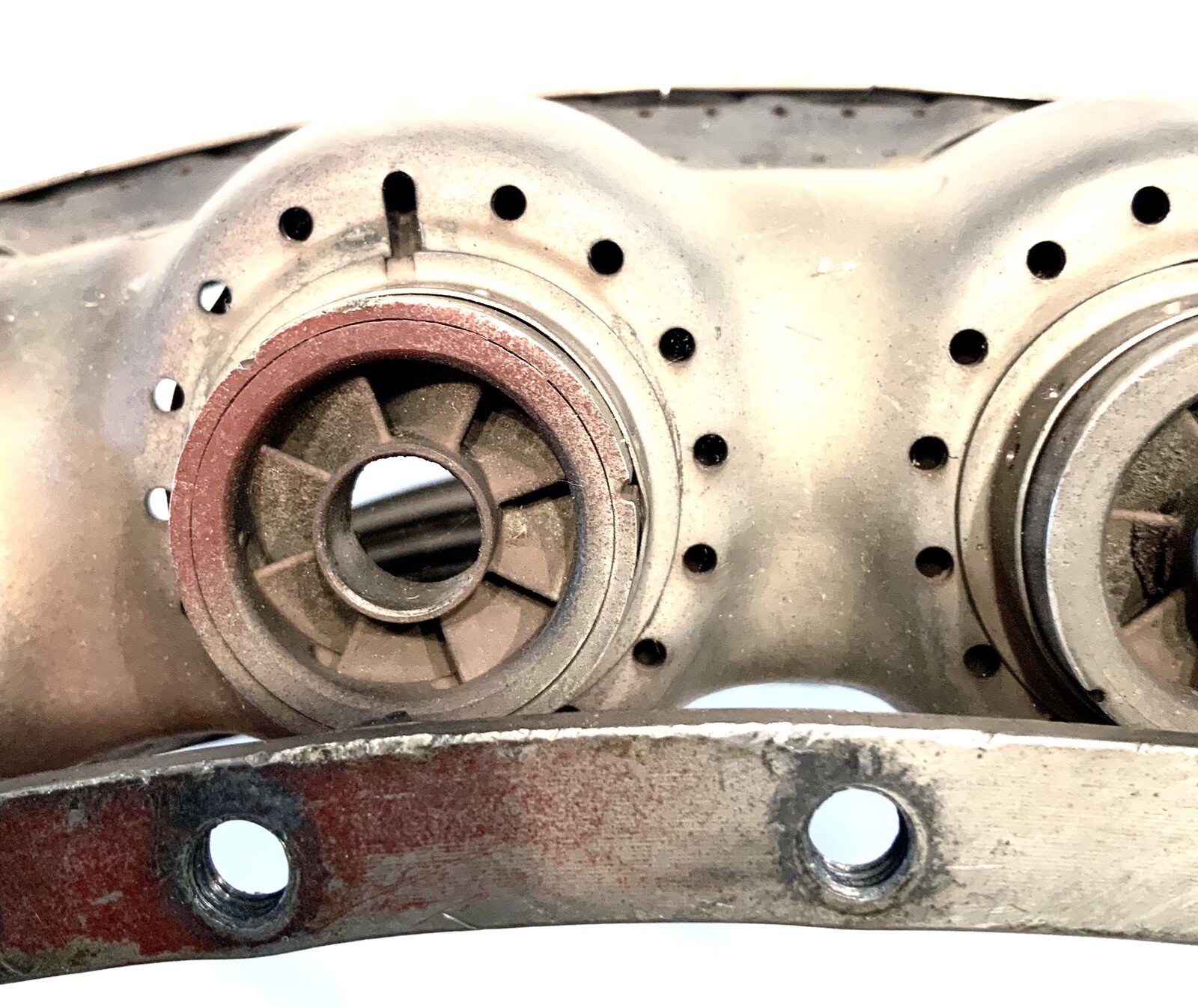 VINTAGE JET ENGINE COMBUSTION RING WITH FUEL VANE INSERTS MUST SEE