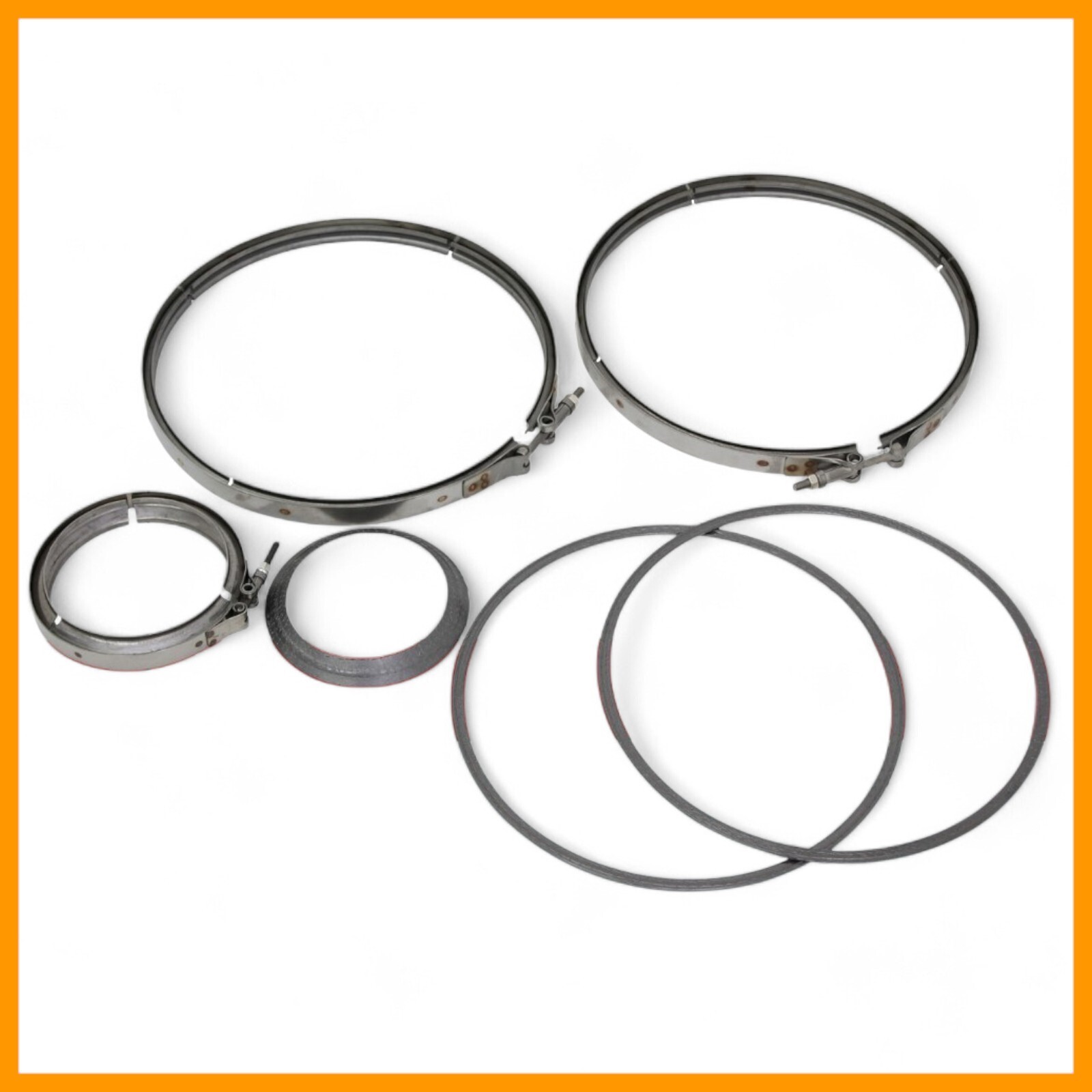 DPF DOC Filter Clamp Gasket Kit Fits Cummins OE 2871453 2871863 2880215 2880213