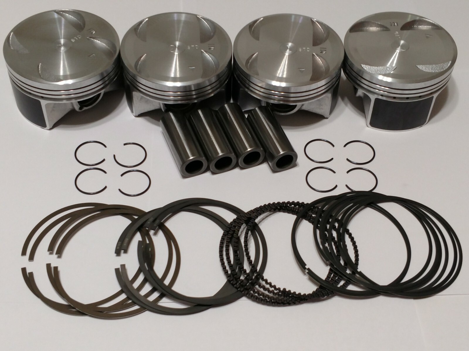 JDM NIPPON RACING TSX RBB PISTONS  K24A2 K24A NPR RING SET LOW COMPRESSION 87MM