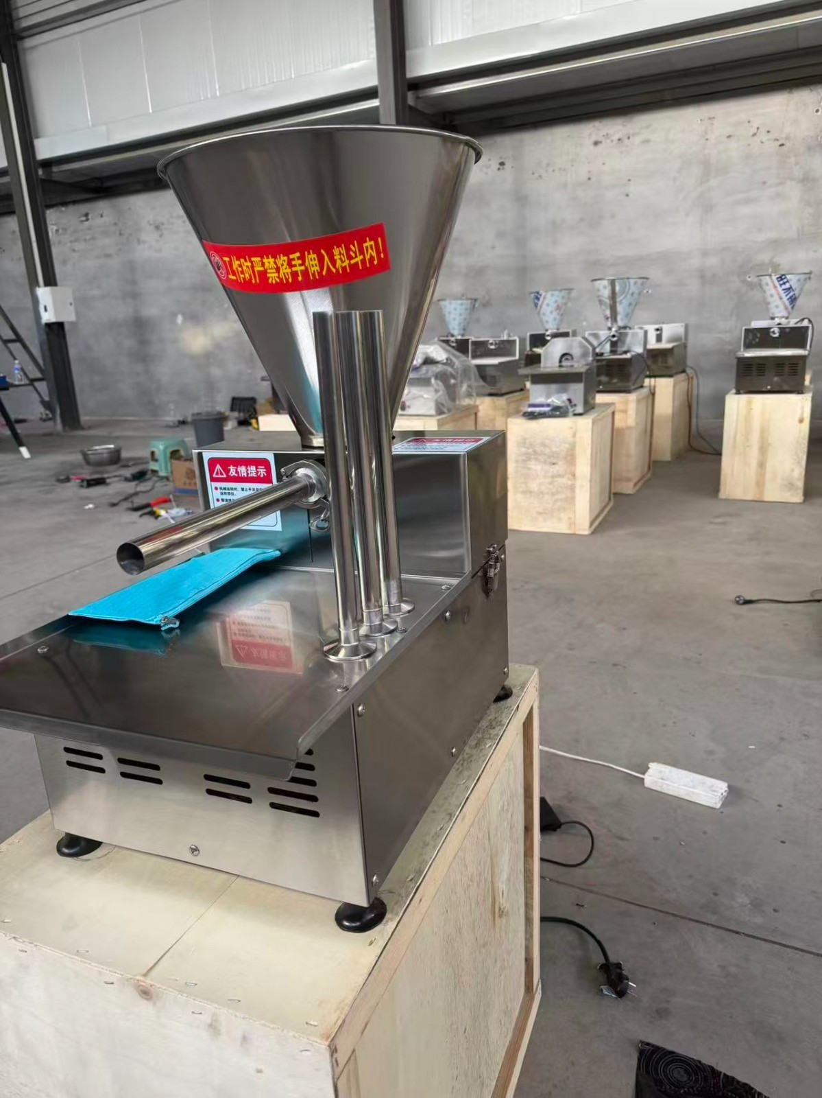 Kolice Commercial Automatic Sausage Stuffer Machine,Meat Filling Machine 3 Tubes